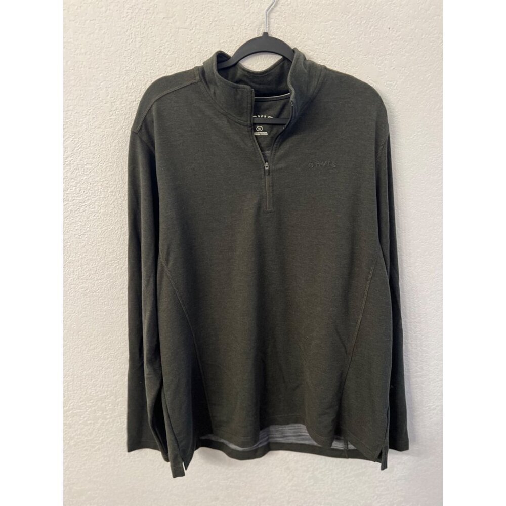 Orvis classic collection 1/4 zip pullover size XL